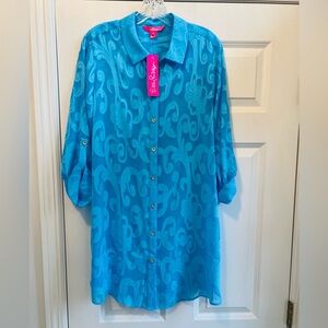 Lilly Pulitzer Talli Coverup. Medium. New
